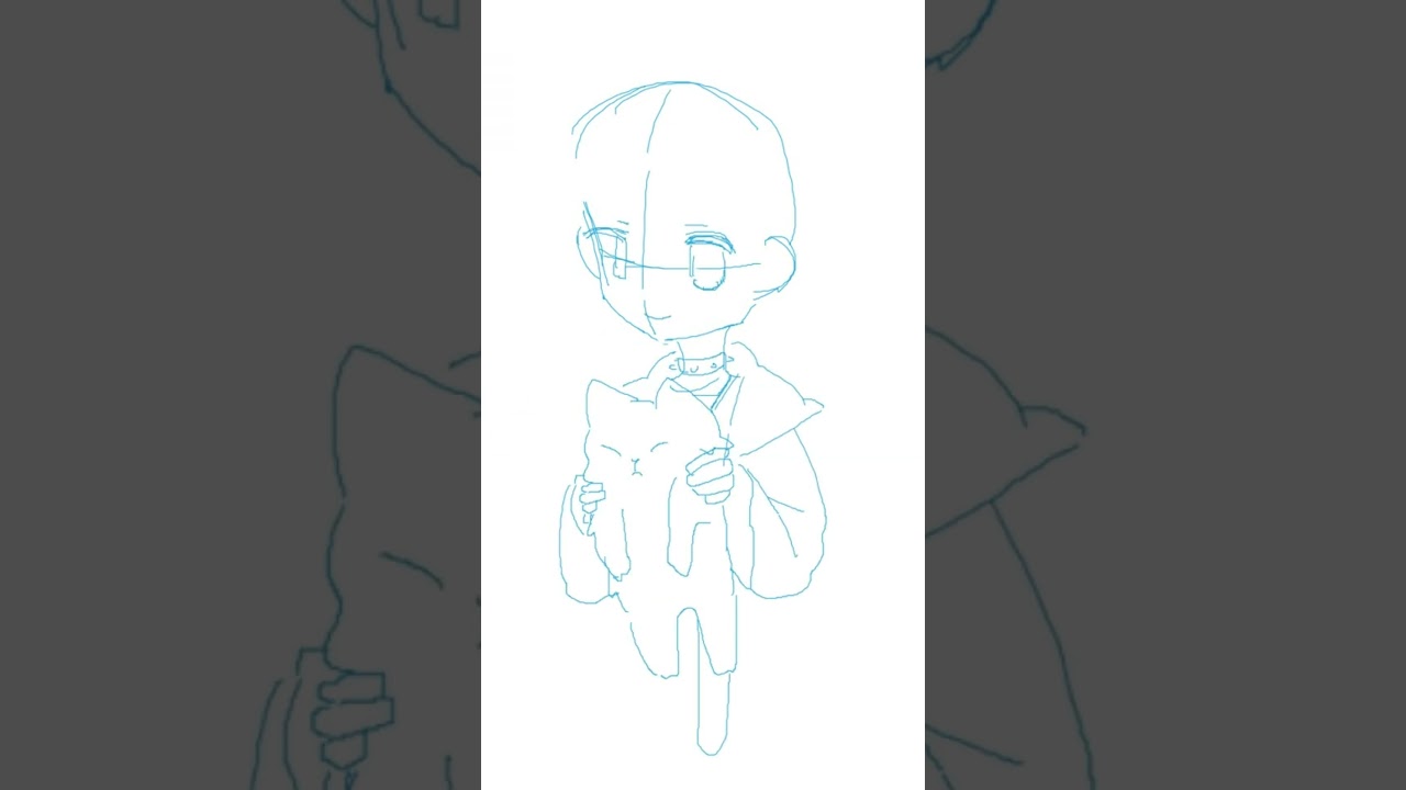 【絵チャ】猫を享受せよ【MagicalDraw】 #vtuber #イラストメイキング