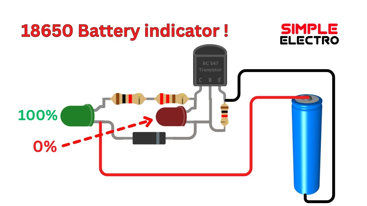 How To Make 18650 Battery Level Indicator Circuit