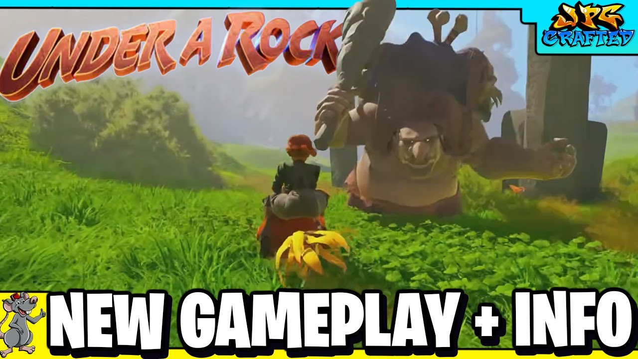 UNDER A ROCK - ALL NEW GAMEPLAY AND INFO! Epic Loot! Huge Caves! Underwater Combat And More!