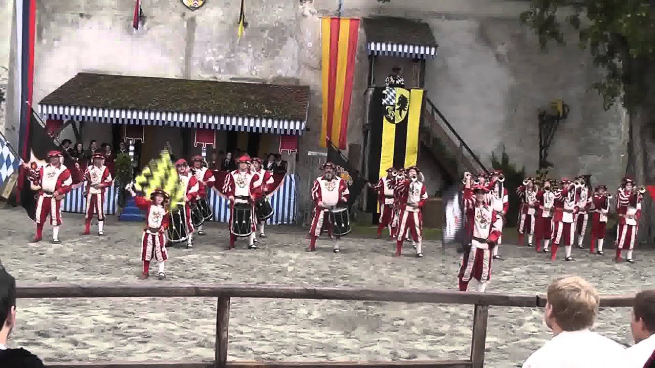 Fanfarenzug Gernlinden am Schlossfest Neuburg