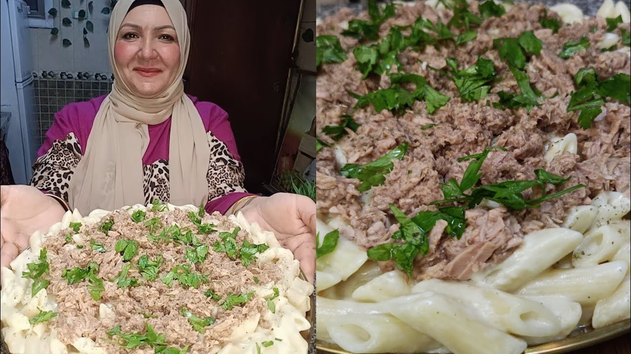 مكرونة بصوص يجنن وإضافة جديدة أسرع غداء لذيذة وسهلة لا تقاوم 😋
