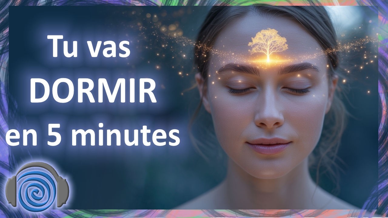 Tu écoutes… et TU DORS en 5 MINUTES (Hypnose PUISSANTE anti insomnie)