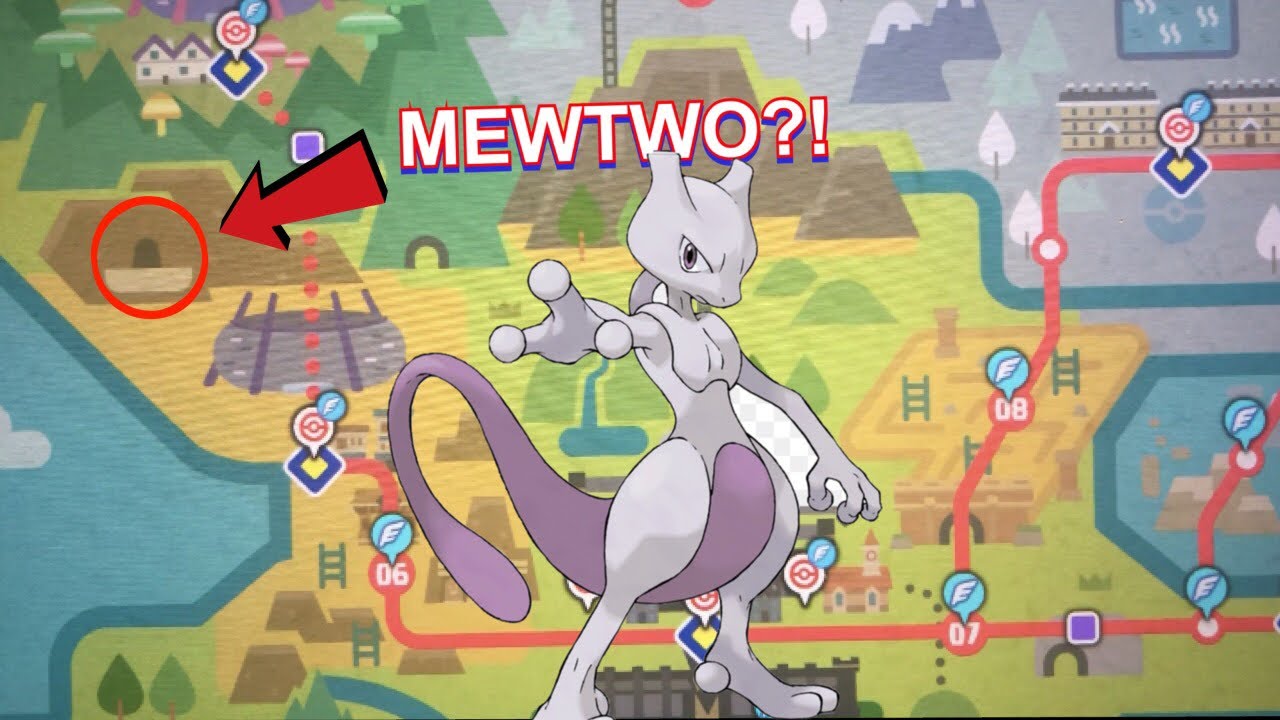 Где будут находиться Мьюту и другие легендарные персонажи в Pokemon Sword and Shield