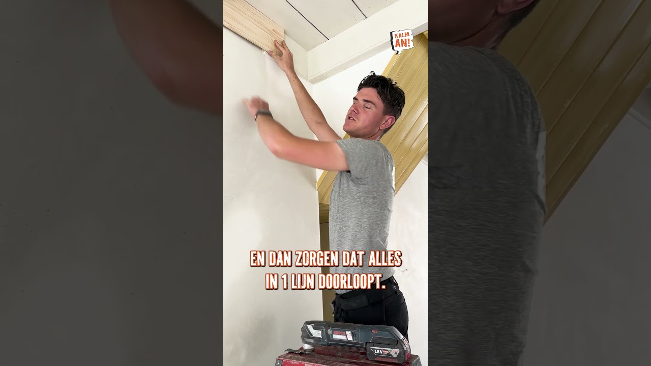 Jesse (22) timmert al lekker aan de weg