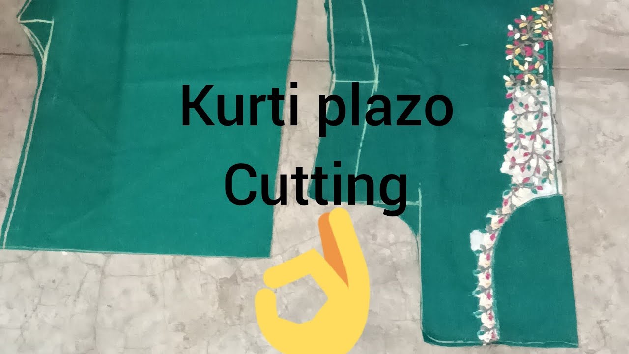 कस्टमर का कुर्ती प्लाजो #कटिंग#वीडियो#✂️✂️✂️✂️