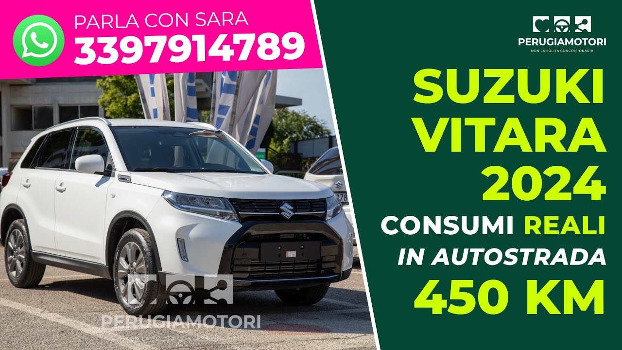 SUZUKI VITARA 2024 TEST DRIVE CONSUMI IN AUTOSTRADA! 450 KM DA PERUGIA A TRENTO