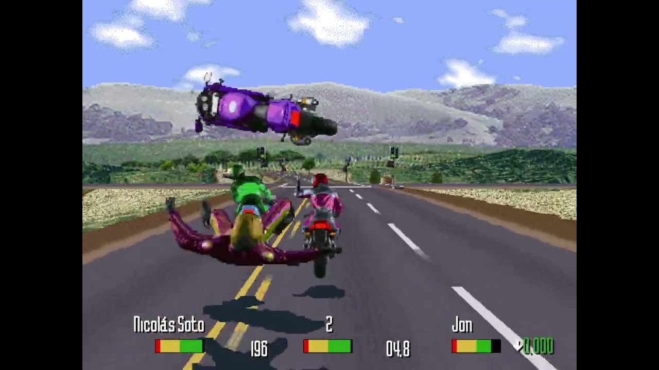 Road Rash | Napa Valley on Level 2 with the slowest bike