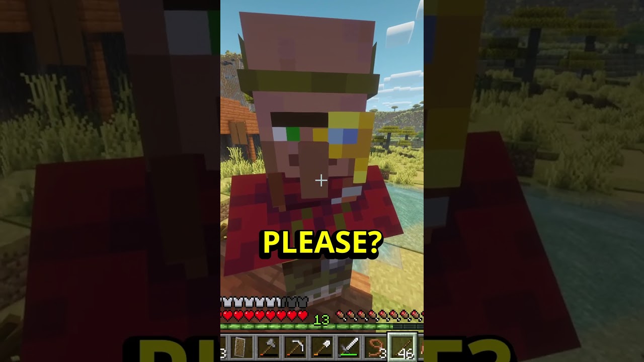 Was Trying to Move Villagers in Minecraft a Mistake? 😂