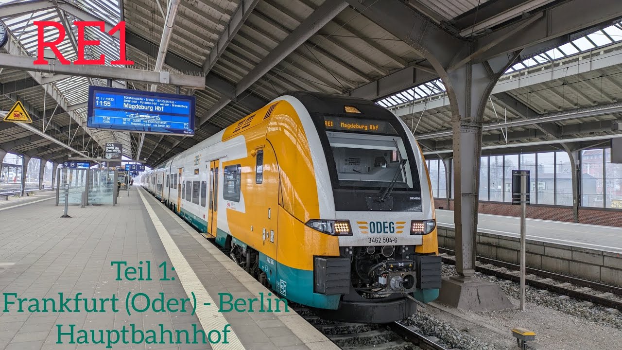 ODEG|Mitfahrt im Desiro HC auf dem kompletten RE1 von Frankfurt (Oder) bis Magdeburg Hbf (Teil 1)