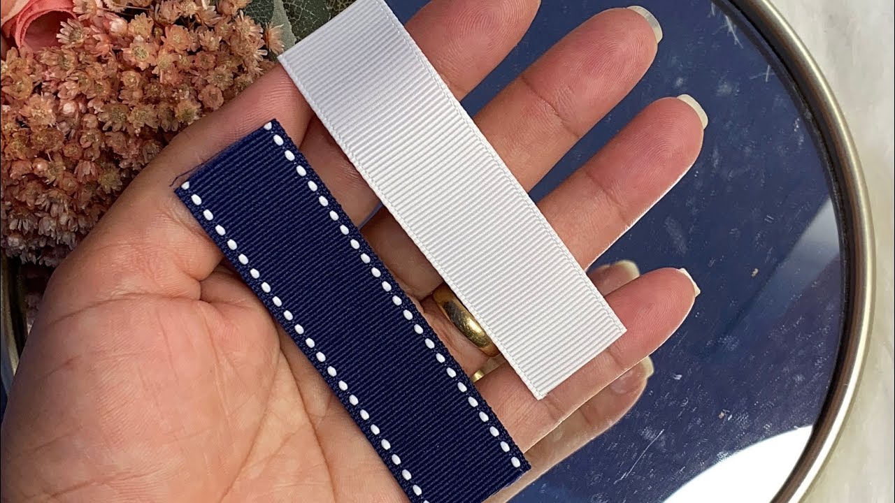Gaste apenas 18cm de fita nesse parzinho/ bem econômico 