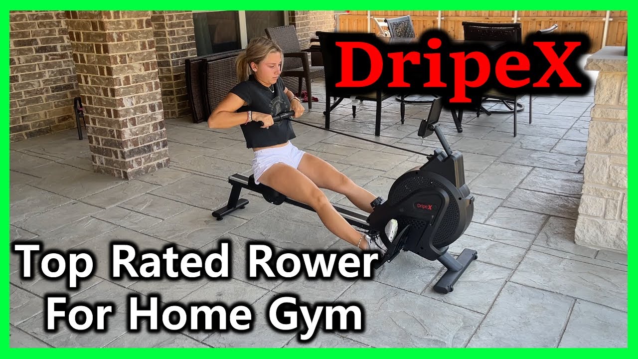 Dripex Rower for home gym | Top rated Amazon rower super Quiet and Light