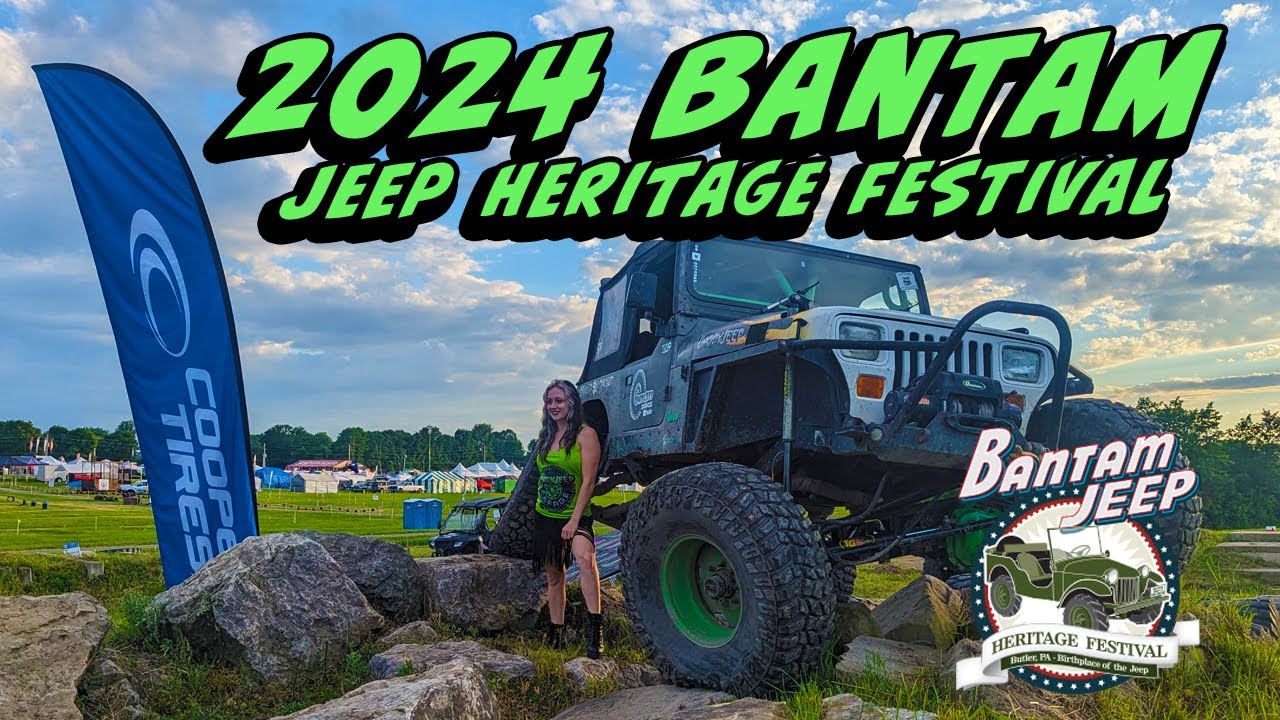 Bantam Jeep Heritage Festival 2024 - black trail - night life - roll over recovery