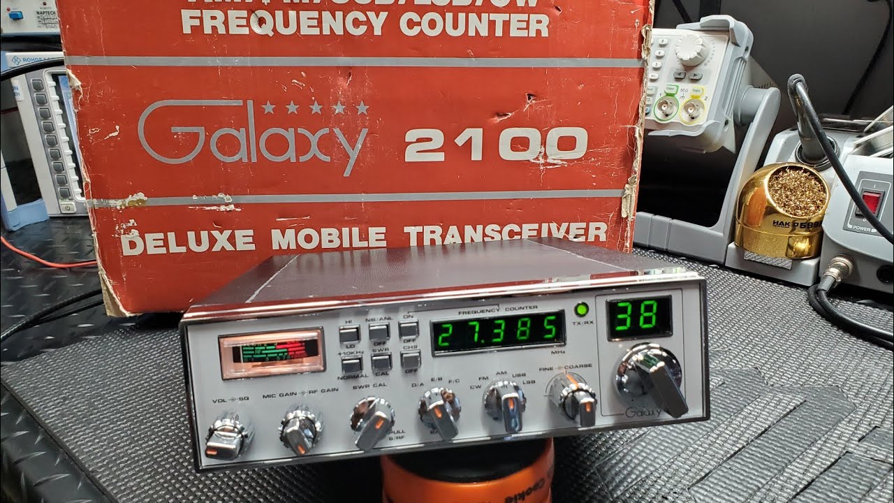 Galaxy 2100 Restored & Repaired SSB CB Radio