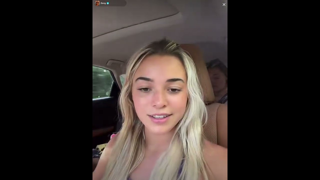 Livvy Dunne livestream 7-6-22