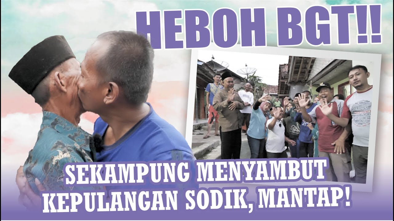 CIUMAN DAN PELUKAN BAPAK 😍❗TANGISAN IBU MENYAMBUT ODGJ PULANG | SATU KAMPUNG KELUAR SEMUA