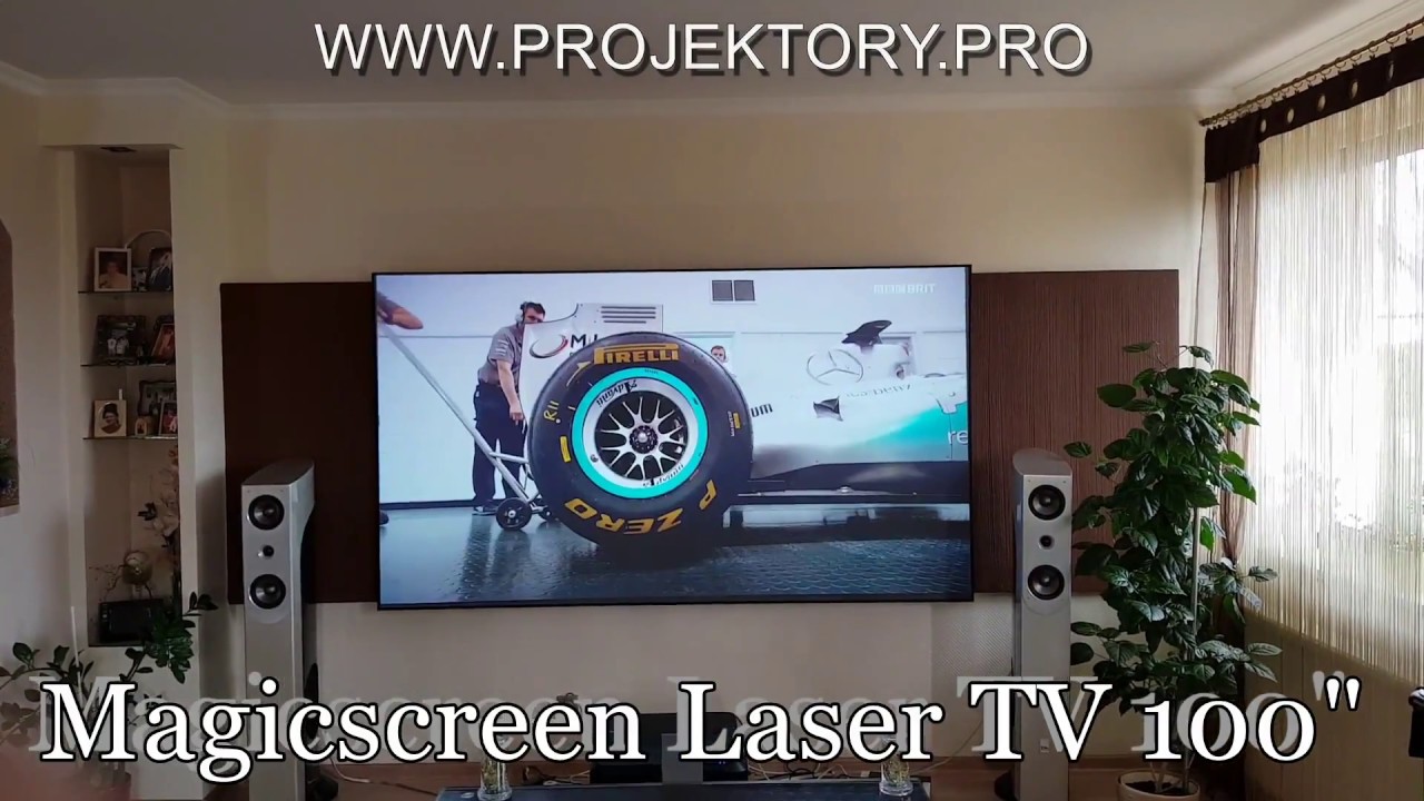 Laserowy Telewizor Magicscreen Laser TV 100