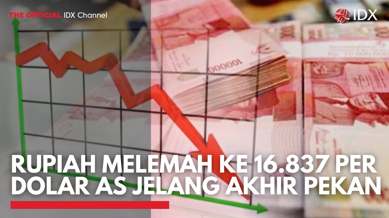 Rupiah Melemah ke 16.837 per Dolar AS Jelang Akhir Pekan | 2ND SESSION CLOSING