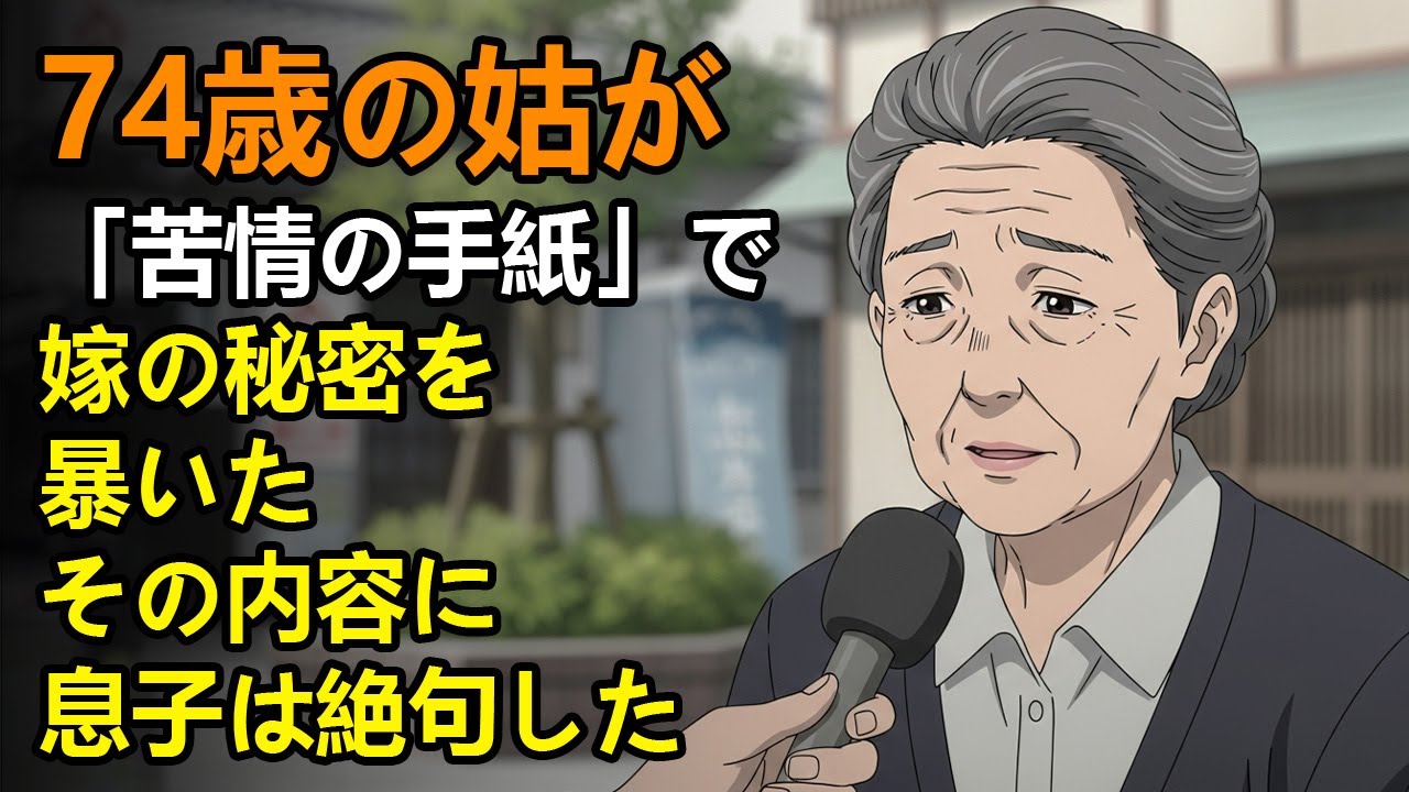 74歳の姑が「苦情の手紙」で嫁の秘密を暴いた。その内容に息子は絶句した