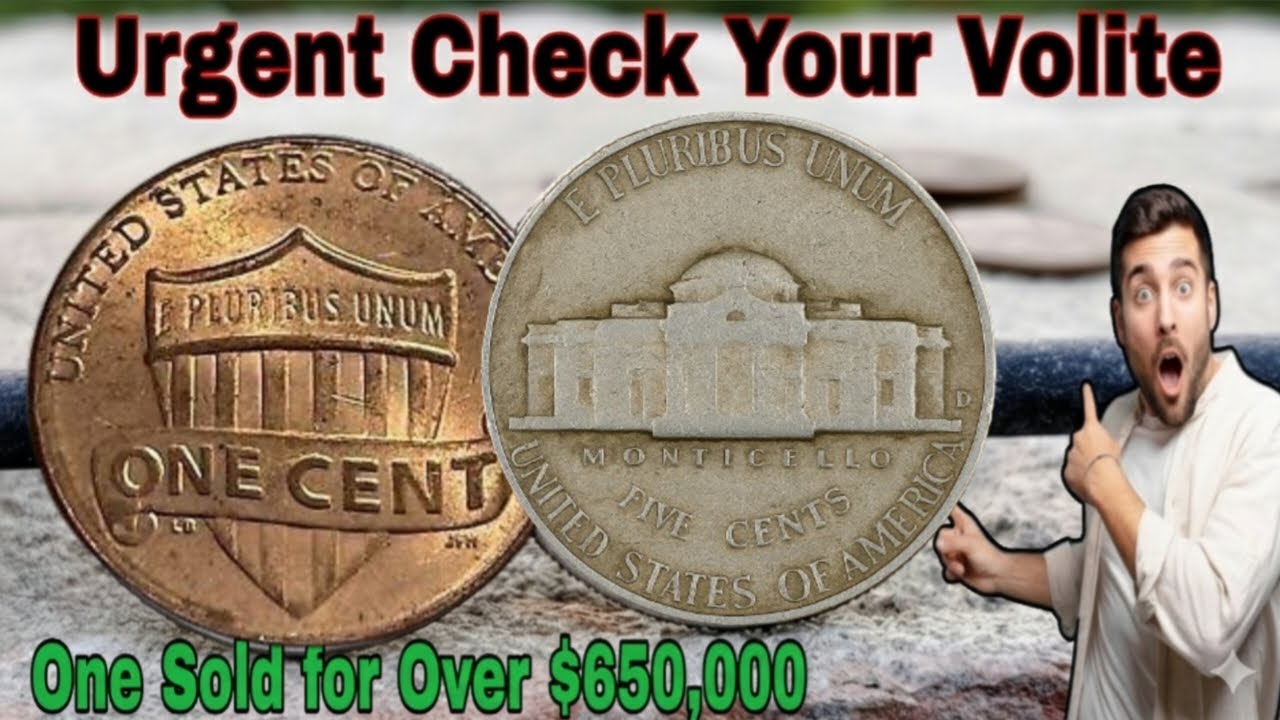 Check your Change Most Valuable Lincoln Shield Pennies Rare Jefferson Nickel Worth Over $670,0000+