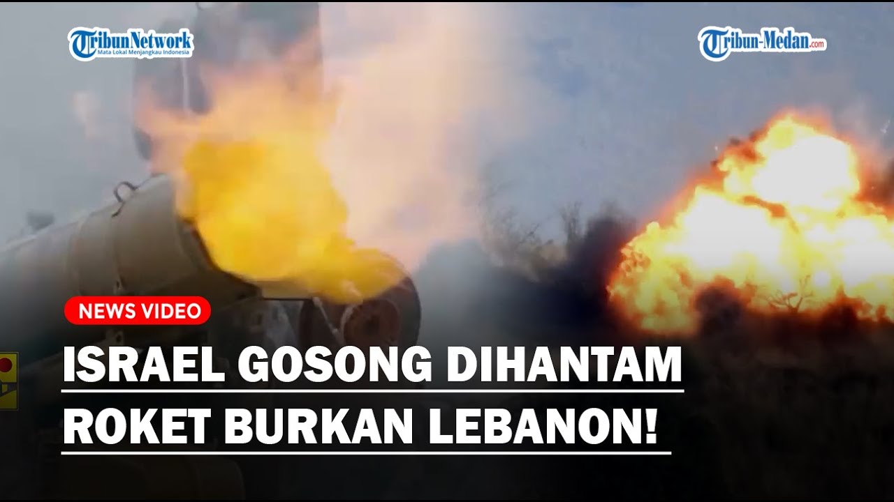 KEGANASAN ROKET BURKAN Hizbullah Hantam Gerombolan Tentara Israel saat Berkumpul, Auto K.O!