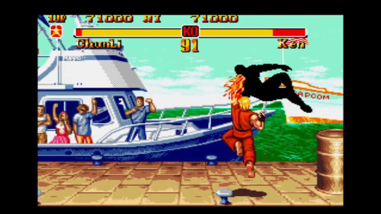 Super Street Fighter 2 (Genesis) Chun Li Arcade Mode