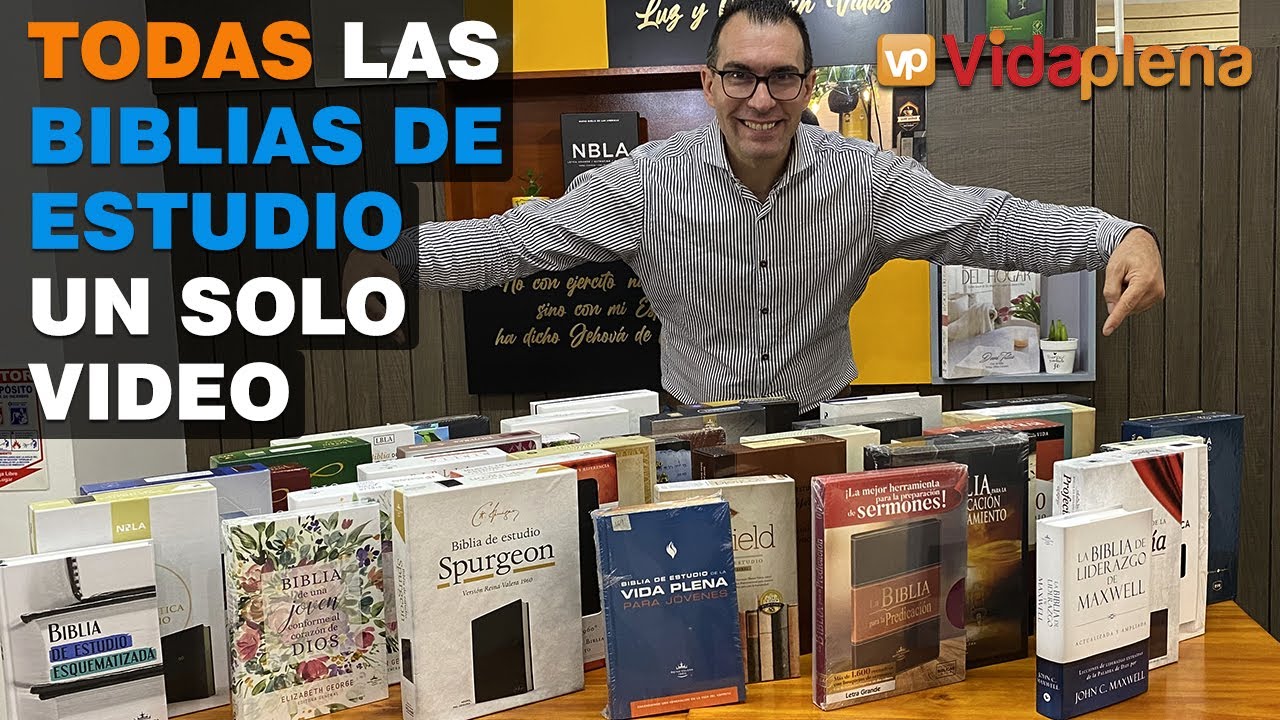 Este SUPER VIDEO te ayudará a conocer todas las Biblias de Estudio que hay en la Actualidad