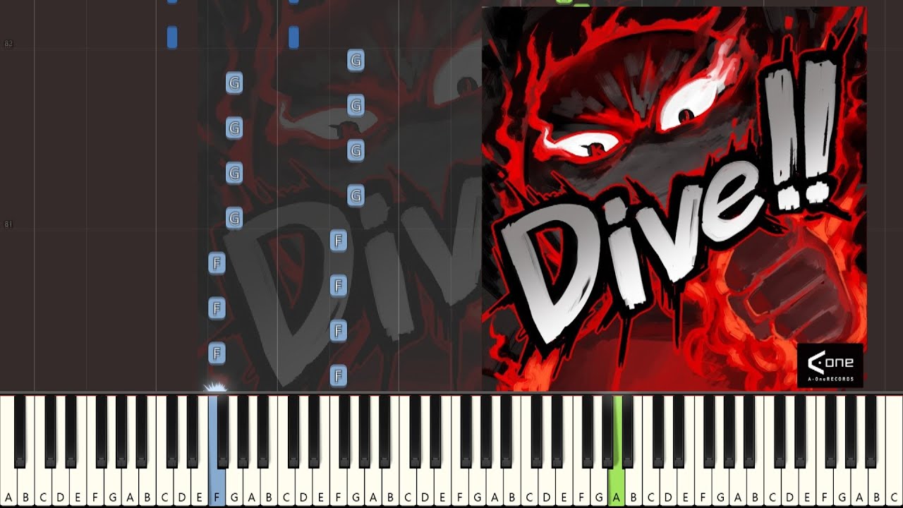 A-One - Dive!!! (Piano Tutorial)