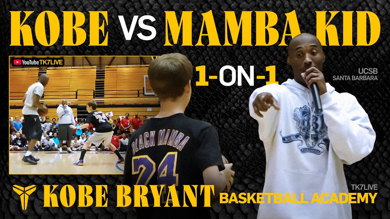 KOBE BRYANT vs MAMBA KID - ONE ON ONE at THE KOBE CAMP 2011