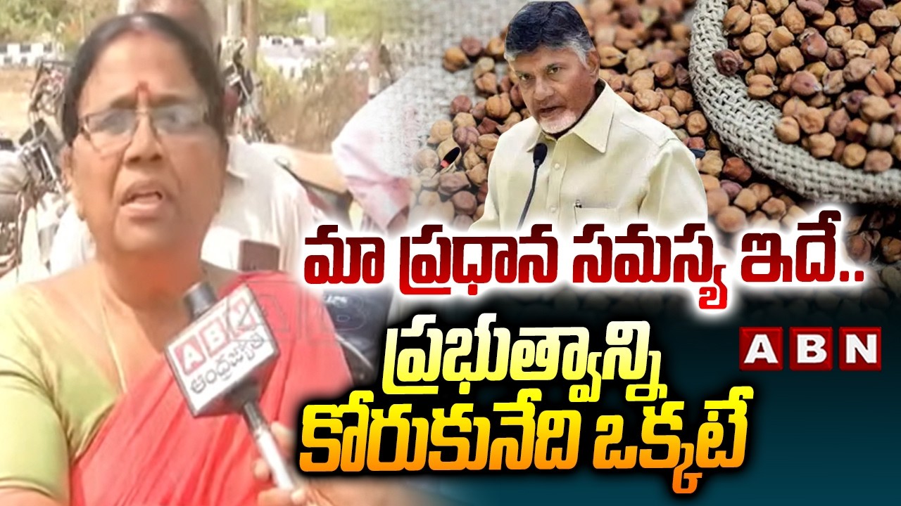 మా ప్రధాన సమస్య ఇదే..ప్రభుత్వాన్ని కోరుకునేది ఒక్కటే | Farmers Request To CM Chandrababu | ABN