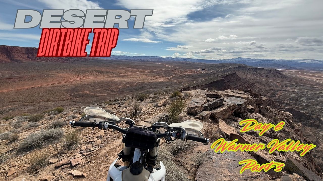 Desert Dirtbike Trip 2026 - Cliffside Riding and Gnarly Ridges!