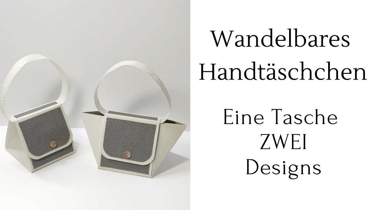 320. Video/ ❤️ Wandelbares Handtäschchen | EINE TASCHE ZWEI DESIGNS ❤️ | DIY | ❤️ Simply Craft ❤️