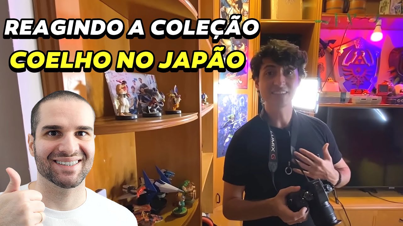 Reagindo a Coleção De Games Do Coelho No Japão - 