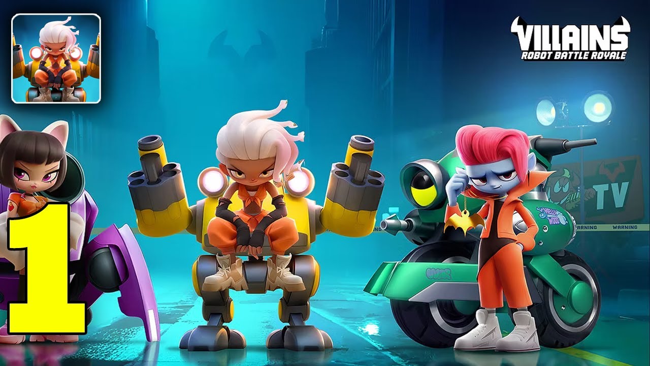 Villains: Robot BattleRoyale Android Gameplay Walkthrough Part 1