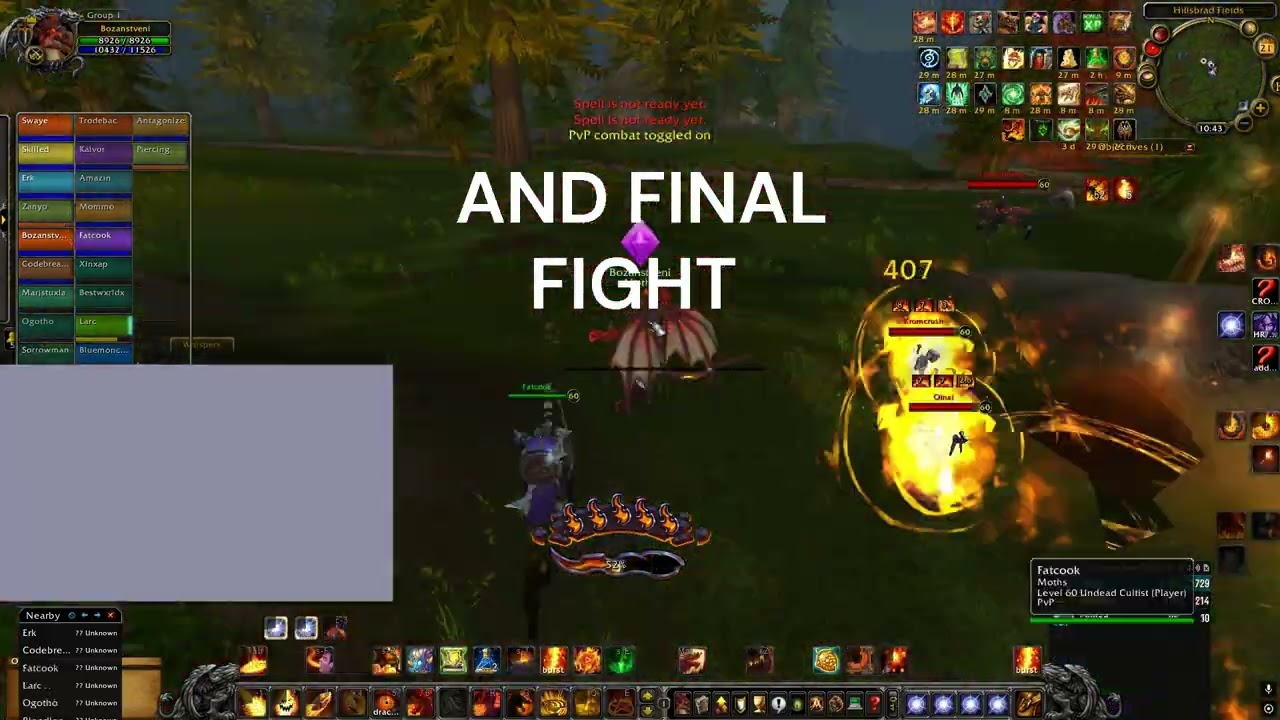 Moths VS CallPVP/Steal ur grrloc - Crow Cache - Hillsbrad III FIESTA - COA Ascension