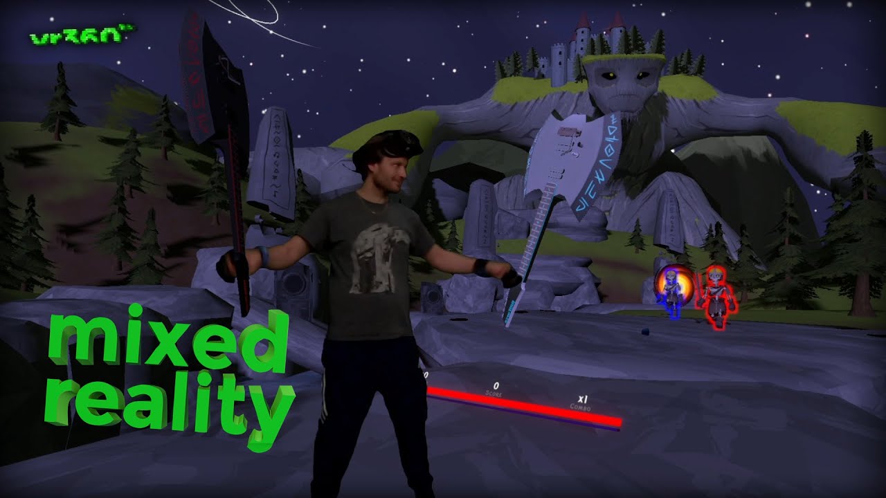 God of Riffs | Beat Saber for Heavy Metal Freaks - FPV + MIXED REALITY