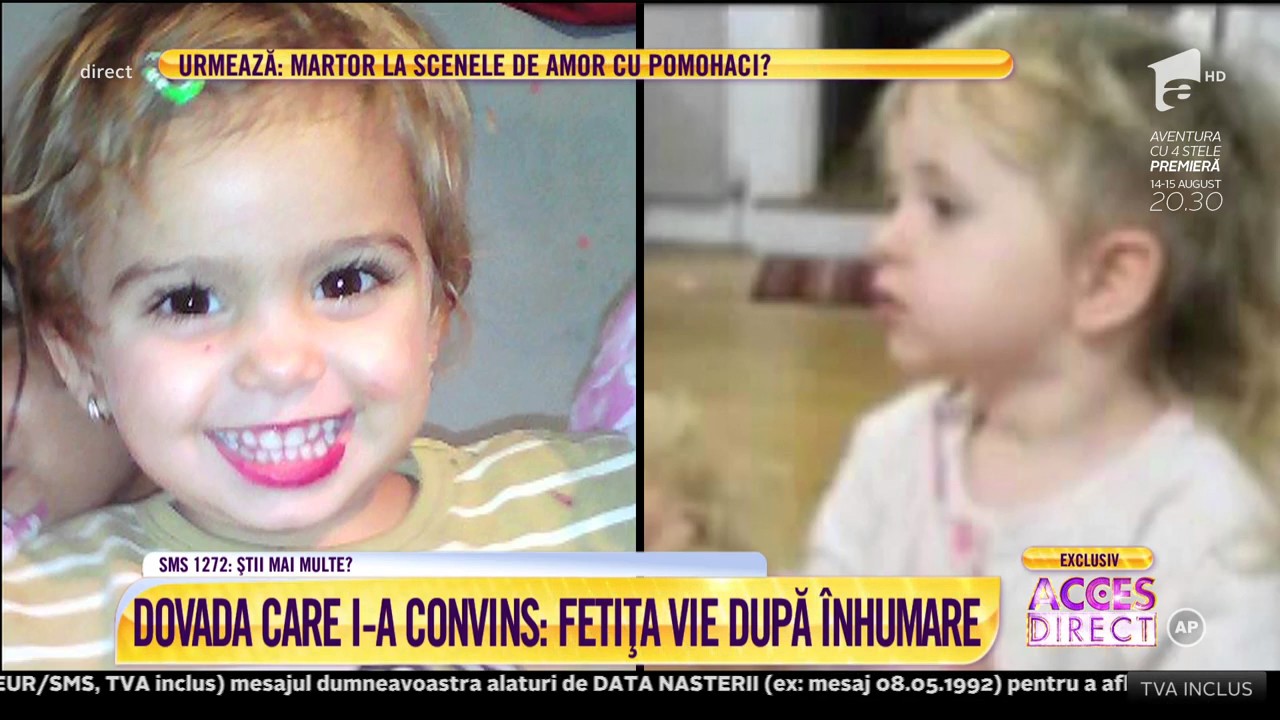 Dovada care i-a convins! O fotografie cu fetiţa vie după înhumare!
