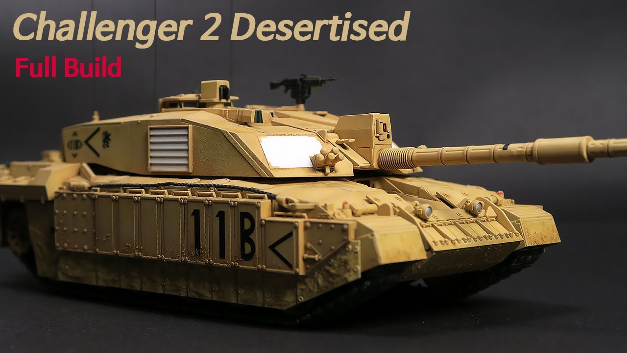 풀 제작 영상 | Challenger 2 Desertised British Main Battle Tank 1/48 타미야 프라모델 도색 Full Video Build