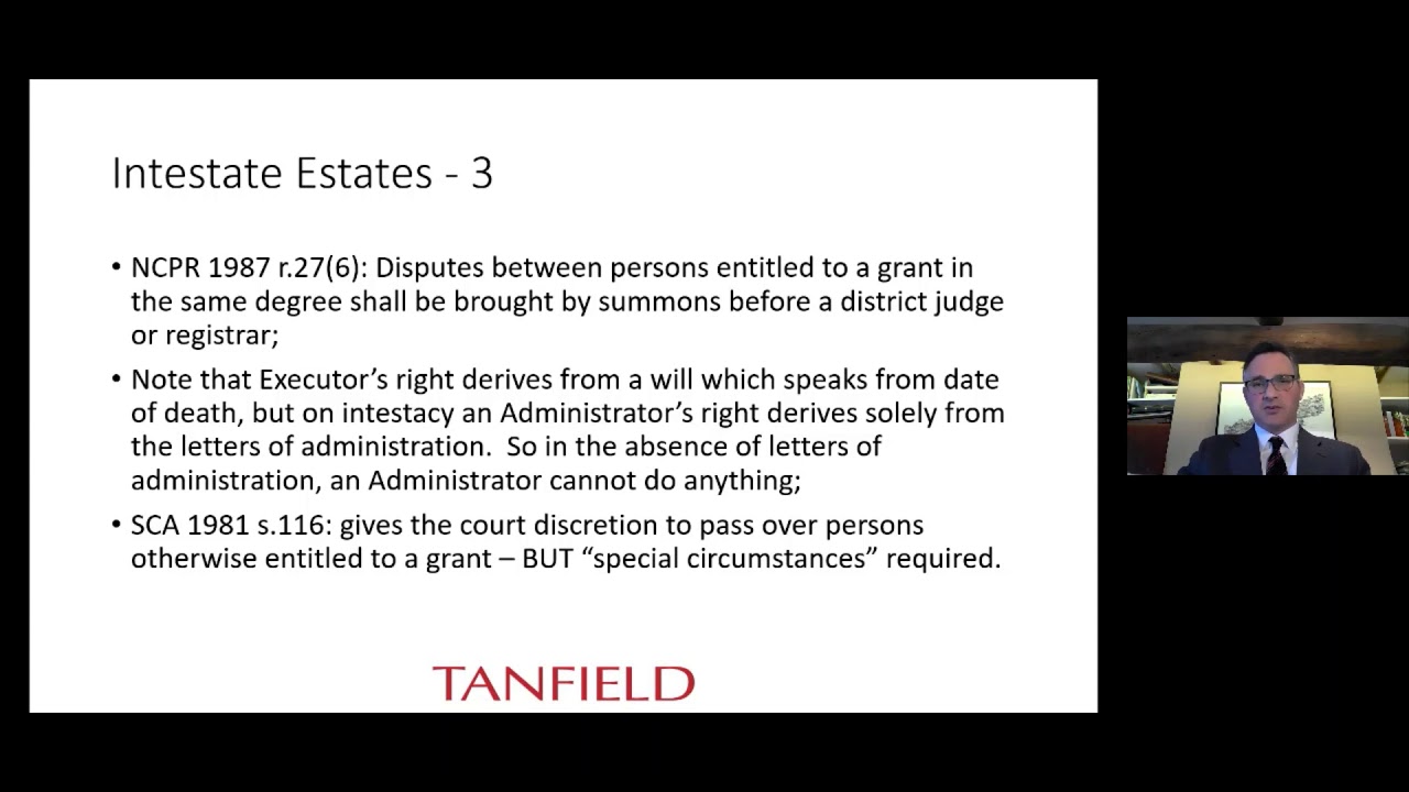 Intestacy, Statutory Wills, and Non-Contentious matters (Episode 2)