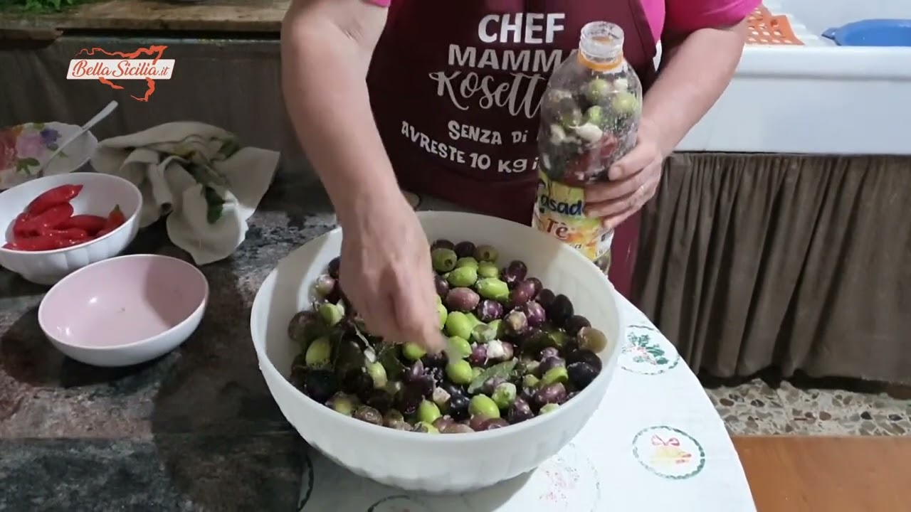 Conserva di olive grosse, la ricetta della tradizione siciliana