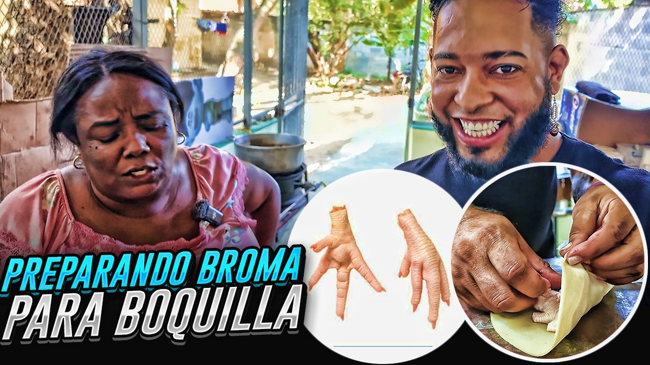 PREPARANDO BROMA A BOQUILLA DONDE LA SICARIA