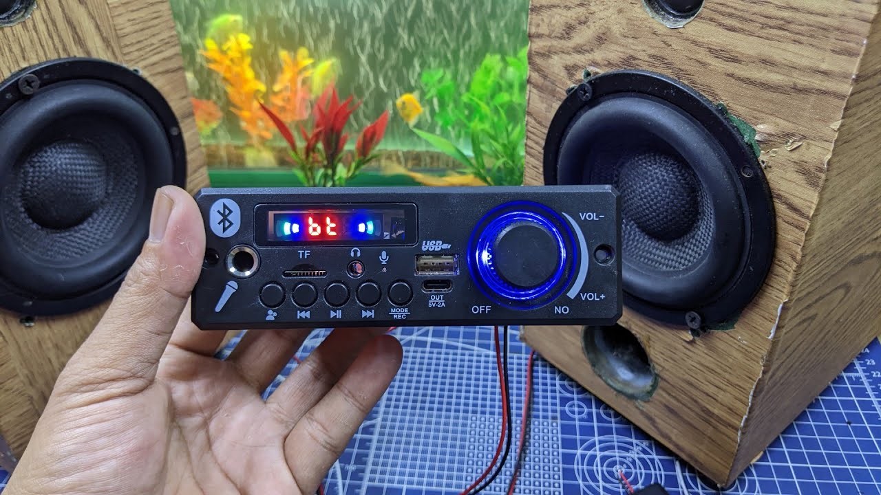 MP3 BLUETOOTH K33 PLUS AMPLIFIER 80WX2 просто подключите