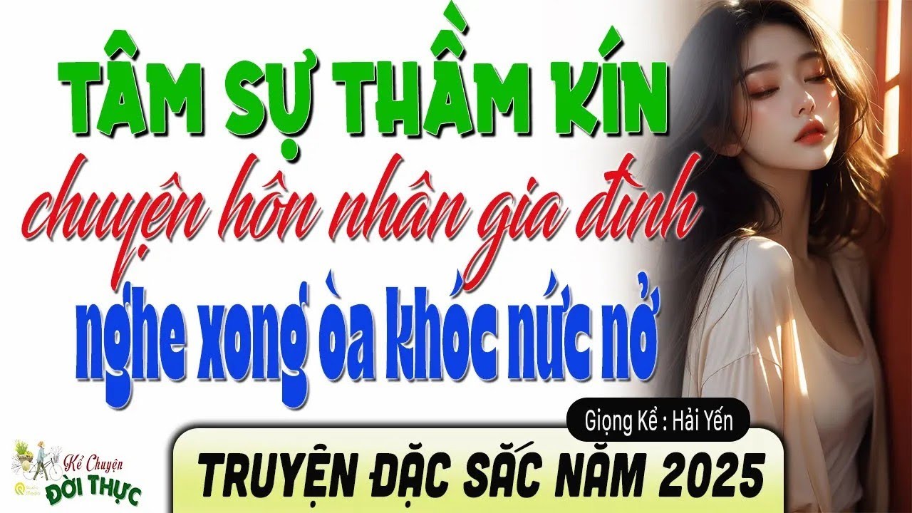 Hay Quá! Nghe xong Nước mắt Đầm Đìa _ Đọc truyện đêm khuya việt nam hay nhất 2025 Hải Yến diễn đọc