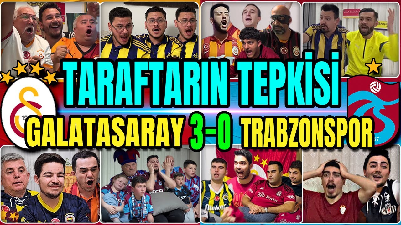 KUPALARIN EFENDİSİ GALATASARAY! TRABZON’U 3-0’LA DEVİRDİ! ŞAMPİYON OLDU! 🔥🏆 | TARAFTARIN TEPKİSİ