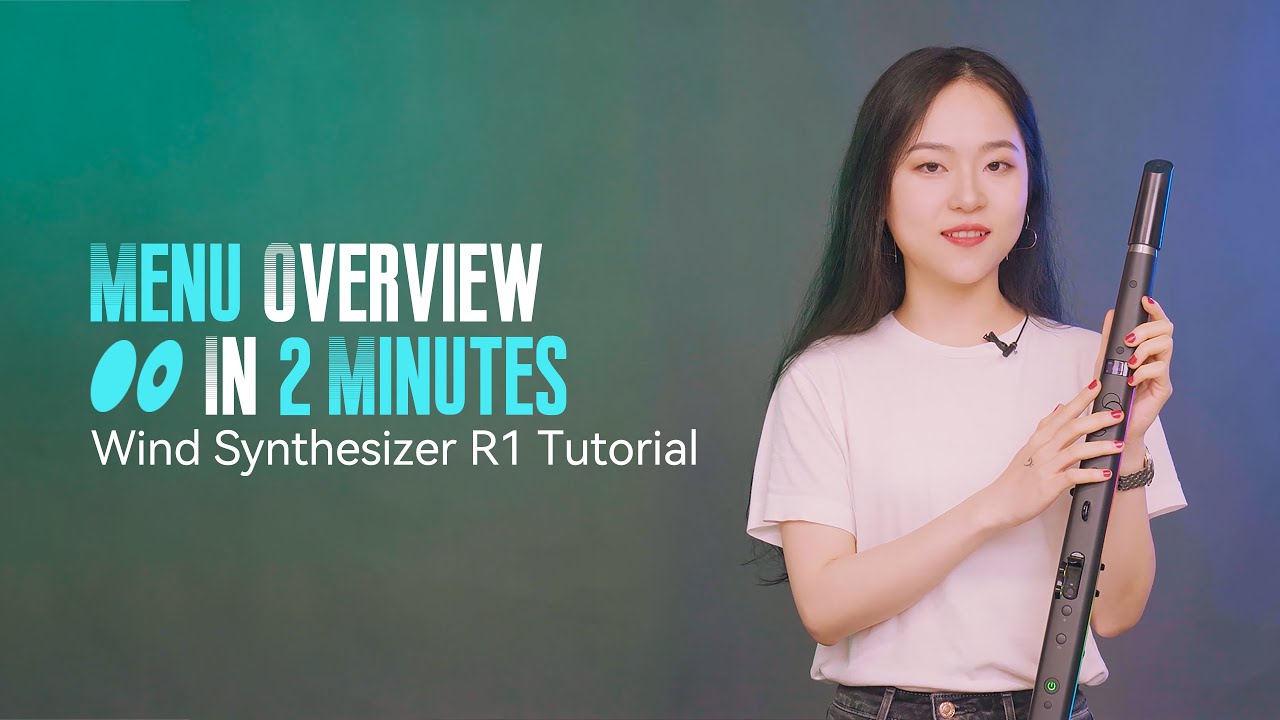 Menu Overview in 2 Minutes | Wind Synthesizer R1 Tutorial