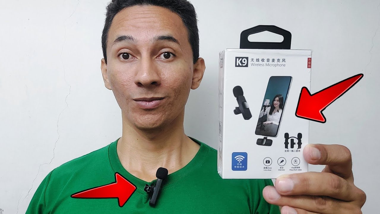 Cómo se configura con mi celular Android y funciona el micrófono inalambrico de solapa k9? #tutorial