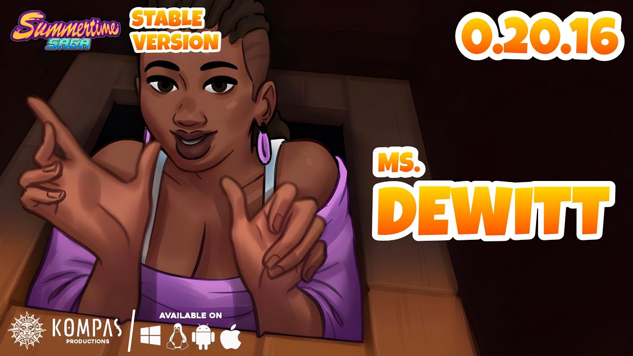 Miss Dewitt Complete Quest (Full Walkthrough) - Summertime Saga 0.20.16 (Stable Version)