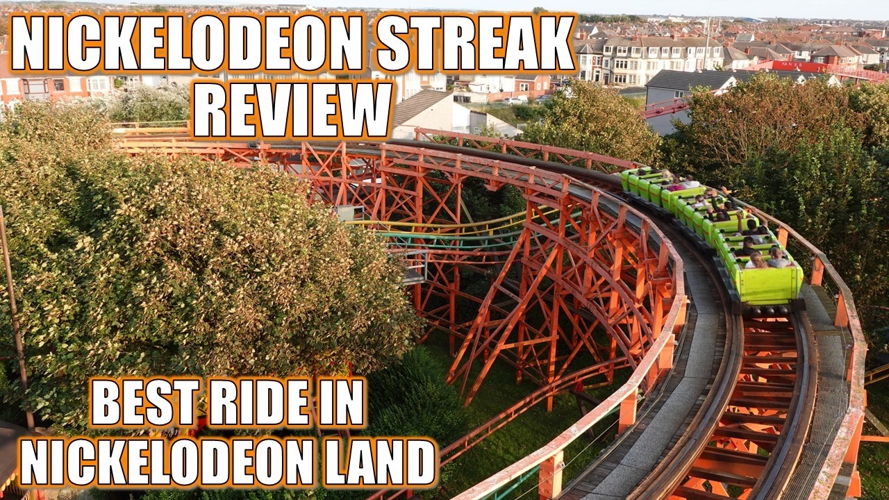 Nickelodeon Streak Review, Blackpool Pleasure Beach Classic Wood Coaster | Best Ride at Nick Land