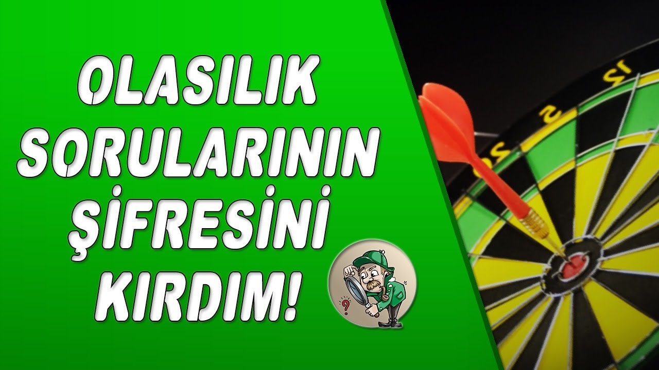 OLASILIK SORULARININ ŞİFRELERİNİ KIRDIM SONUNDA!!! #TYT #DGS #ALES #KPSS #OLASILIK  SÜPER TAKTİK
