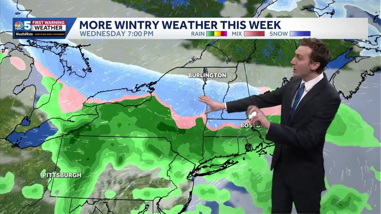 Brighter Sunday, milder on President's Day in Vermont (02-15-26)