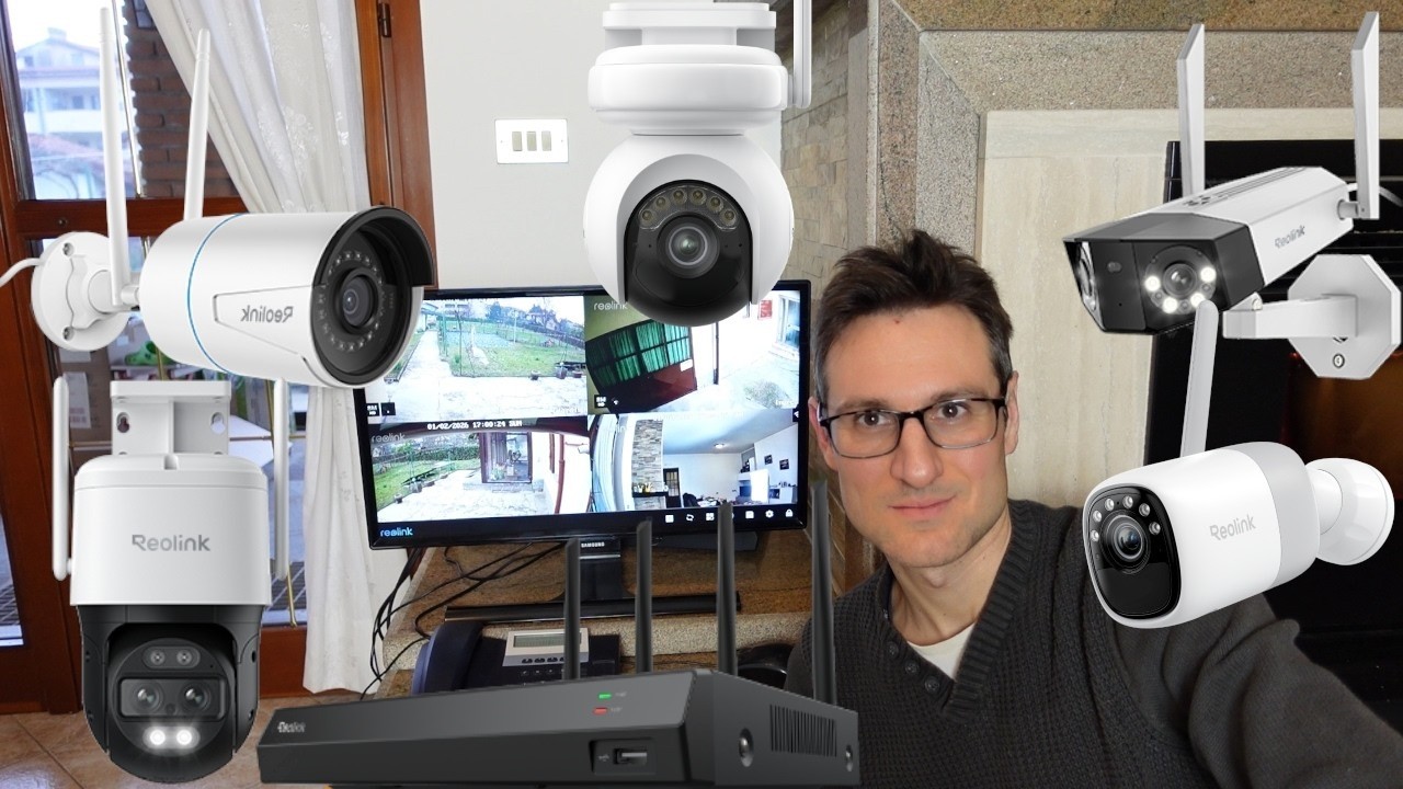 Kit videosorveglianza fai da te Reolink con NVR, telecamere poe e WiFi
